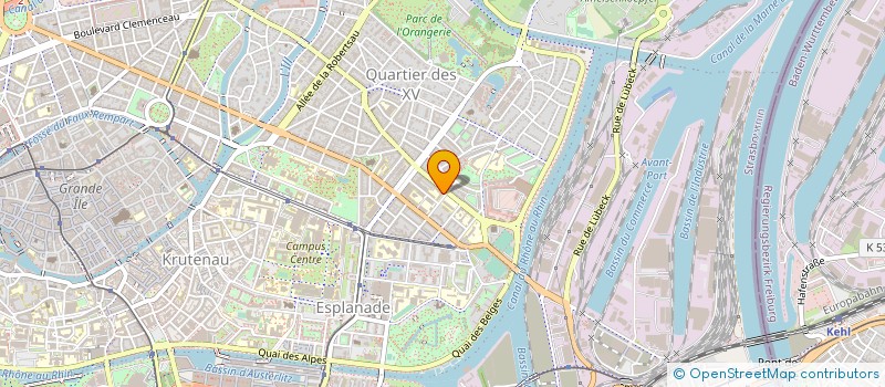 localisation de l'entreprise ASS REG INGENIEURS ET SCIENTIFIQUES ALS à STRASBOURG