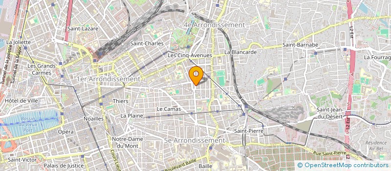 localisation de l'entreprise ASS REG INSERTION ACTIVITE ECONOMIQUE à MARSEILLE