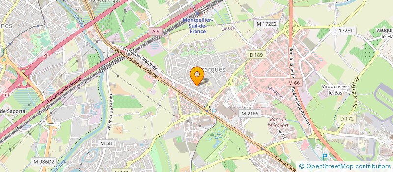localisation de l'entreprise ASS REG MAINT CREA MUSIC EN LANGUE D OC à LATTES