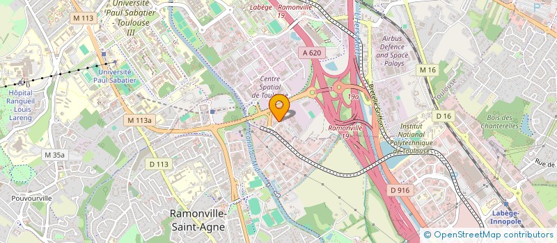 localisation de l'entreprise ASS REG MECANISATION RAISONNEE EXPL AGRI à TOULOUSE