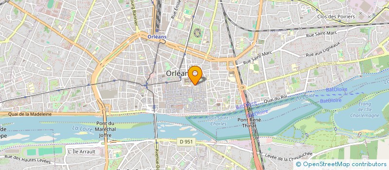localisation de l'entreprise ASS REG OEUVRES EDUCATIVES VACANCES à ORLEANS