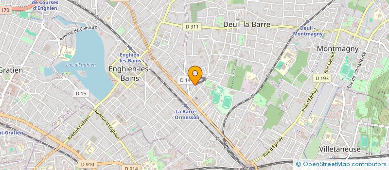 localisation de l'entreprise ASS REG PARENT AMI DEFICIENT AUDITIF IDF à DEUIL-LA-BARRE