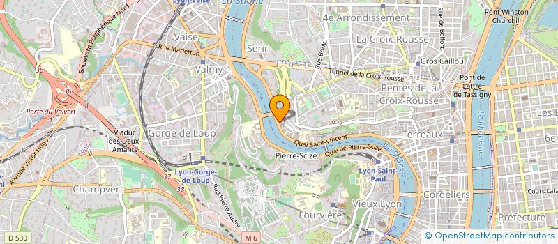 localisation de l'entreprise ASS REG PERSONNEL AFFAIRES CULTURELLES à LYON