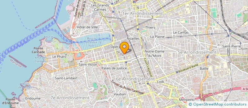 localisation de l'entreprise ASS REG PROF ECONO SOCIAL FAMIL à MARSEILLE