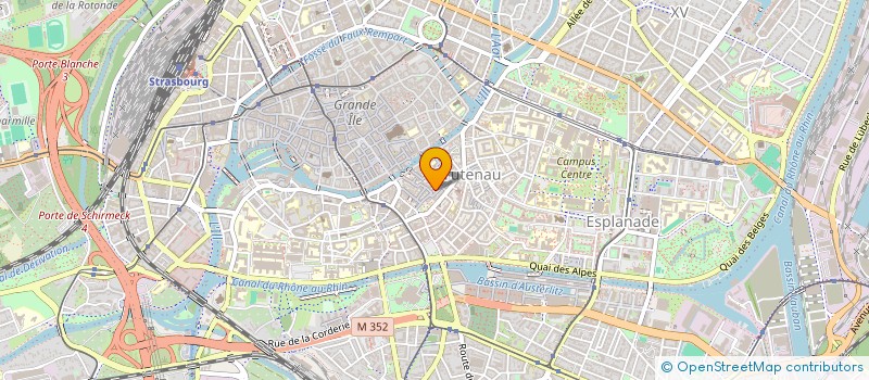 localisation de l'entreprise ASS REG PROF ECONOMIE SOCIALE FAMILIALE à STRASBOURG