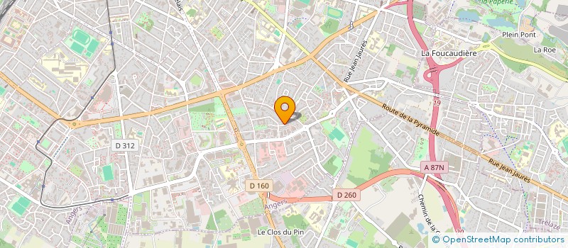 localisation de l'entreprise ASS REG PROF ECONOMIE SOCIALE FAMILIALE à ANGERS