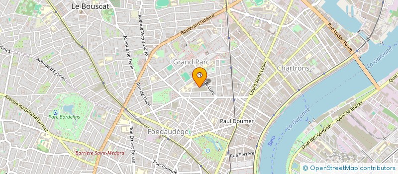 localisation de l'entreprise ASS REG STE ECONOMIE MIXTE AQUITAINE à BORDEAUX