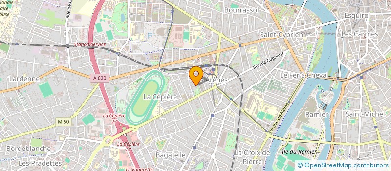 localisation de l'entreprise ASS REG TOULOUSAI INTEGRAT ENFANTS SOURD à TOULOUSE
