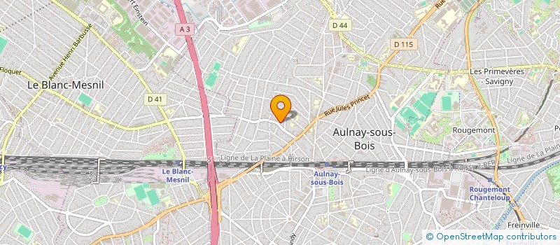 localisation de l'entreprise ASS REGARD à AULNAY-SOUS-BOIS