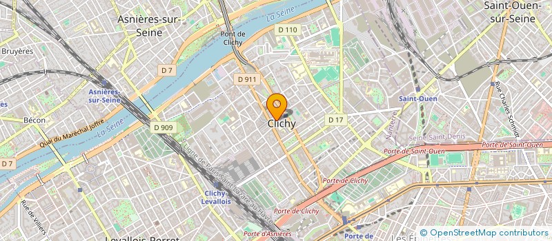 localisation de l'entreprise ASS REGIE DE QUARTIER V.HUGO REPUBLIQUE à CLICHY
