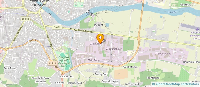 localisation de l'entreprise ASS REGIE DE TERRITOIRE DU FUMELOIS à VILLENEUVE-SUR-LOT
