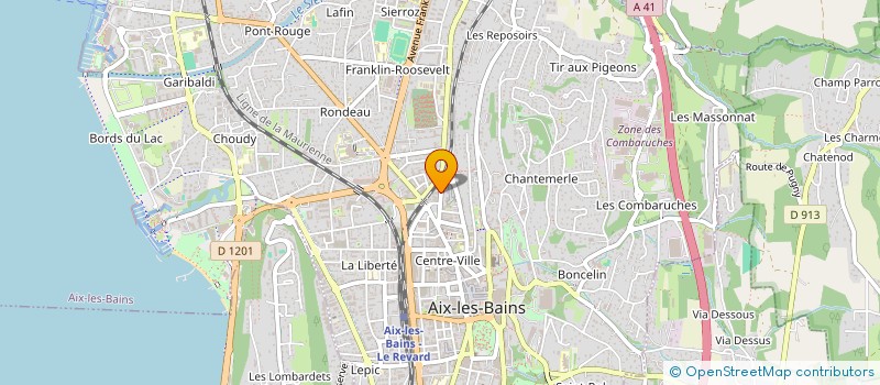 localisation de l'entreprise ASS REGIE DES QUARTIERS AIXOIS à AIX-LES-BAINS