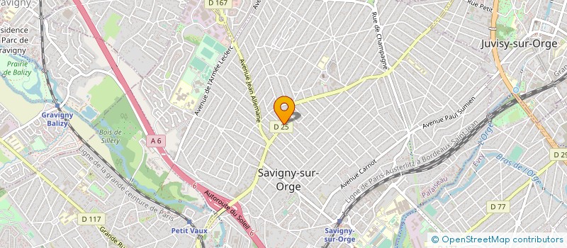 localisation de l'entreprise ASS REGIE TECHNIQUE ET ASSISTANCE à SAVIGNY-SUR-ORGE
