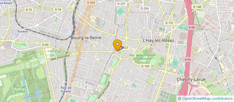 localisation de l'entreprise ASS  REGINABURGIENNE D AMITIES INTERNATI  L'HAY-LES-ROSES