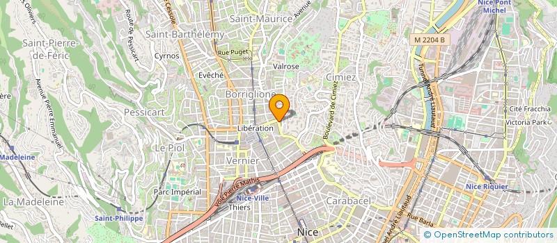 localisation de l'entreprise ASS REGIO PENELOPE COTE AZUR à NICE