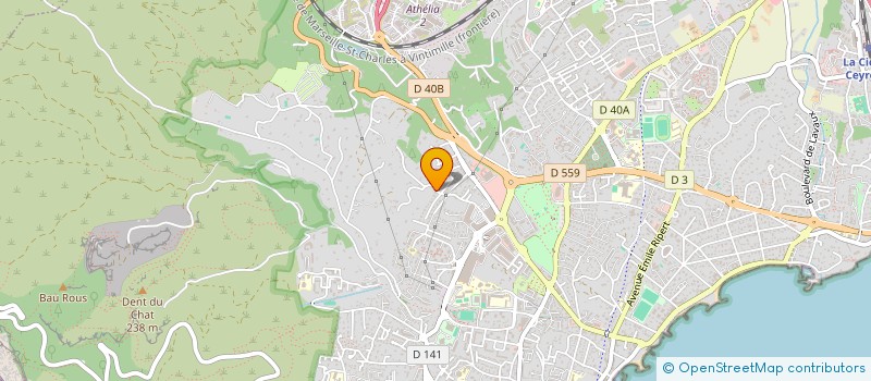 localisation de l'entreprise ASS REGIO PLACEMENT EDUCA JEUNES HANDIC à LA CIOTAT