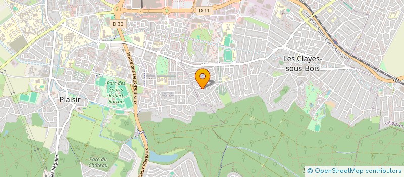localisation de l'entreprise ASS REGIO POUR LE CULTE TEMOINS JEHOVAH à LES CLAYES-SOUS-BOIS