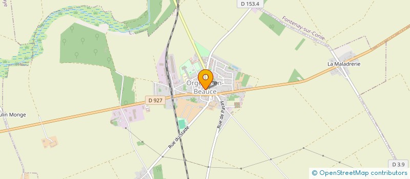 localisation de l'entreprise ASS REGION AMIS MOULINS BEAUCE à ORGERES-EN-BEAUCE
