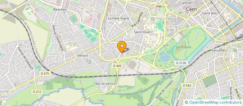 localisation de l'entreprise ASS REGION CAISSES MSA BASSE NORMANDIE à CAEN
