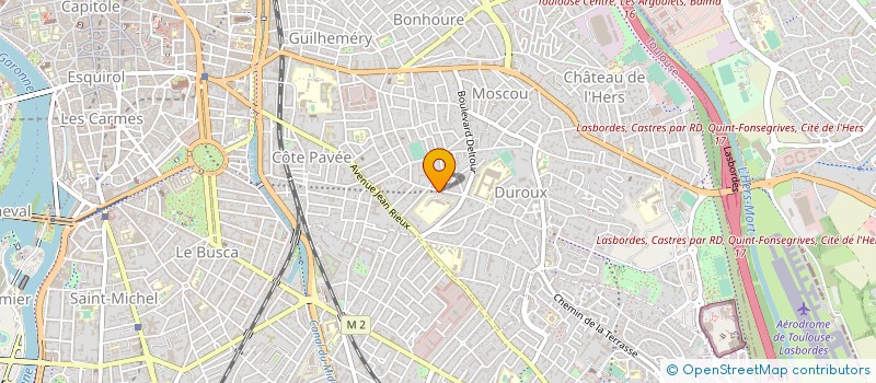 localisation de l'entreprise ASS REGION EDUCATION PERMANENTE MP à TOULOUSE