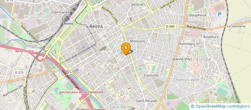 localisation de l'entreprise ASS REGION ETUDE THERAPIES AIDE FAMILLE à REIMS