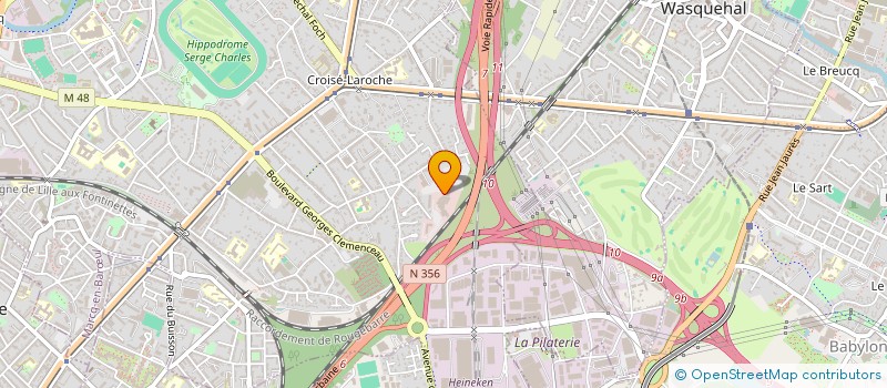 localisation de l'entreprise ASS REGION FORMAT EMPLOYEUR CADRE DIRIGE à MARCQ-EN-BARŒUL