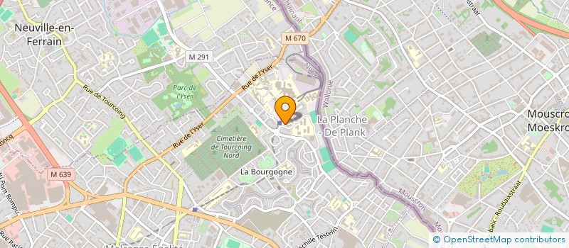 localisation de l'entreprise ASS REGION LUTTE INFECTIONS NOSOCOMIALES  TOURCOING