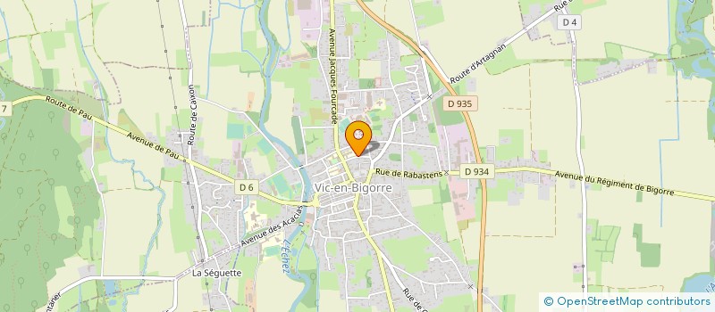 localisation de l'entreprise ASS REGIONA BIGOURDANE PONEY CLUB FRANCE à VIC-EN-BIGORRE