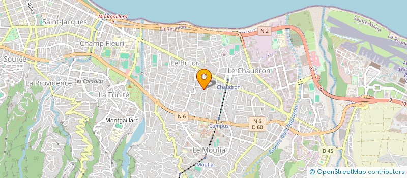 localisation de l'entreprise ASS REGIONAL PREVENT ACCIDENT SECOURISME à SAINT-DENIS