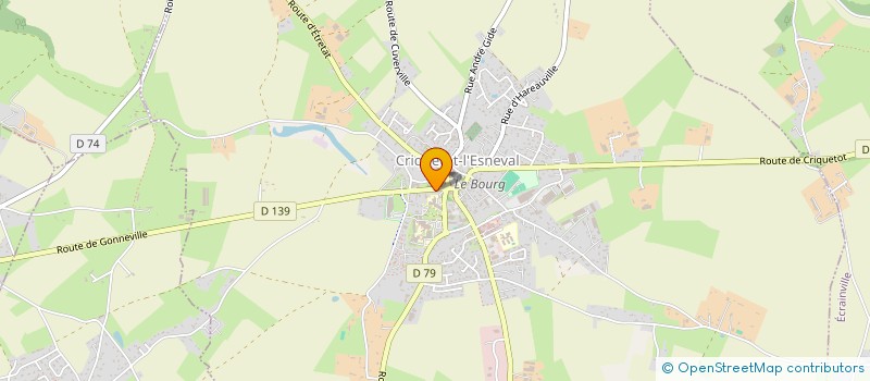 localisation de l'entreprise ASS REGIONALE ACTION SOCIO CULTURELLE  CRIQUETOT-L'ESNEVAL