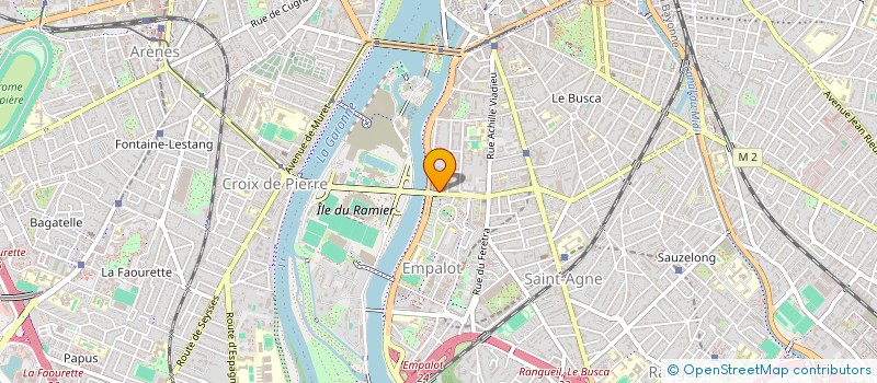 localisation de l'entreprise ASS REGIONALE CHANTIERS IMPORTANTS à TOULOUSE