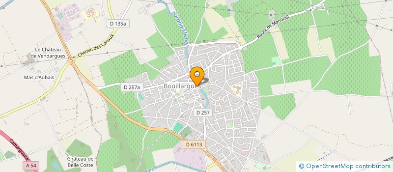 localisation de l'entreprise ASS REGIONALE DES DIABETIQUES  BOUILLARGUES