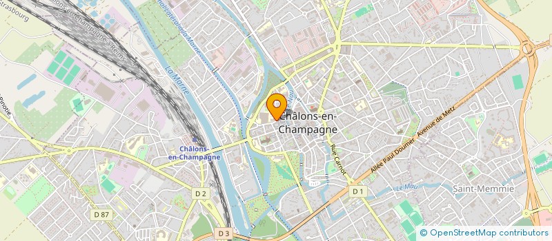 localisation de l'entreprise ASS REGIONALE DIFFUSION TECHNOLOGIES à CHALONS-EN-CHAMPAGNE