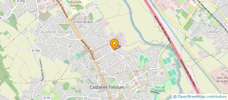 localisation de l'entreprise ASS REGIONALE EMPLOI FORMATION AGRICULTU à CASTANET TOLOSAN