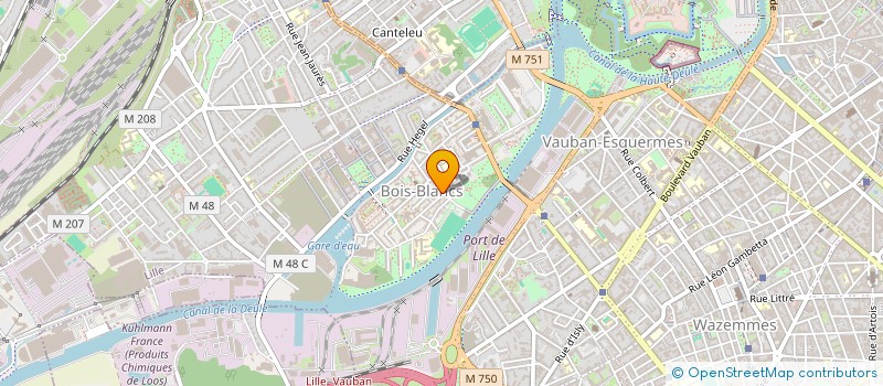 localisation de l'entreprise ASS REGIONALE HISTOIRE OUVRIERE & SYNDIC à LILLE