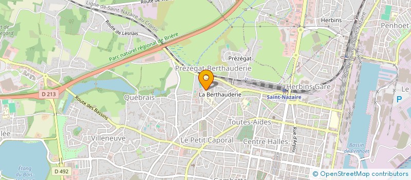 localisation de l'entreprise ASS REGIONALE L'ART A L'ECOLE à SAINT-NAZAIRE