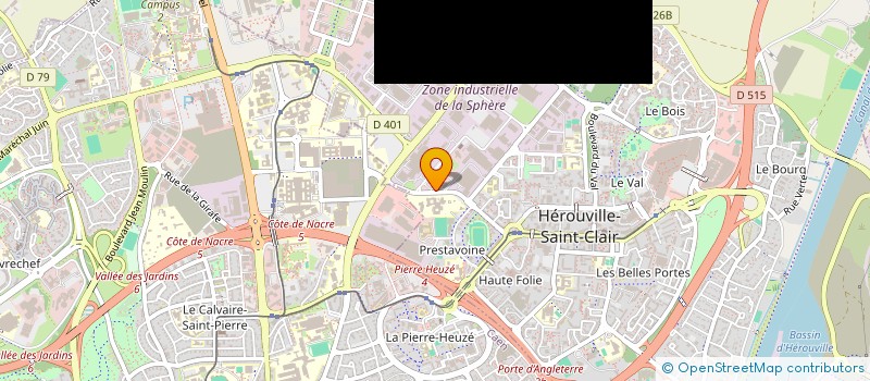 localisation de l'entreprise ASS REGIONALE OEUVRES EDUCATIV à HEROUVILLE-SAINT-CLAIR