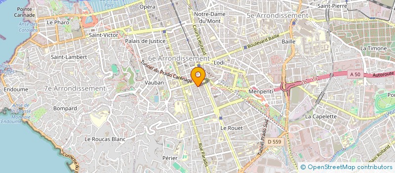 localisation de l'entreprise ASS REGIONALE SAUVEG ARCHIVES ECONOM à MARSEILLE