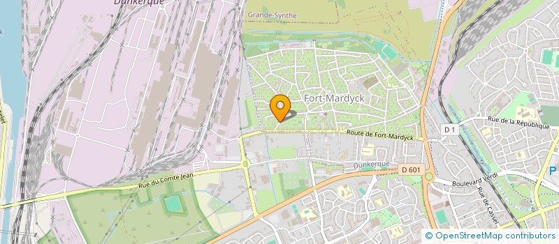 localisation de l'entreprise ASS REGROUPEMENT TRAVAUX OCCASIONNELS à DUNKERQUE