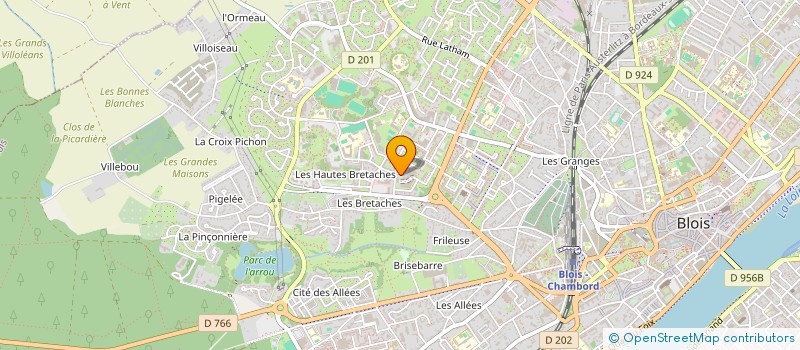 localisation de l'entreprise ASS REINE à BLOIS
