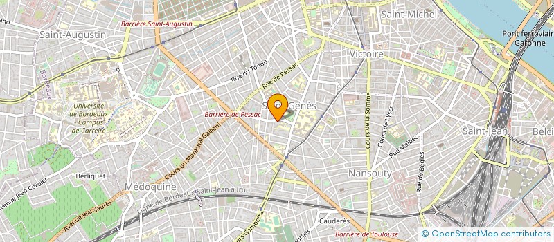 localisation de l'entreprise ASS REINSERT PROVIS ECONOMIE SOCIALE à BORDEAUX