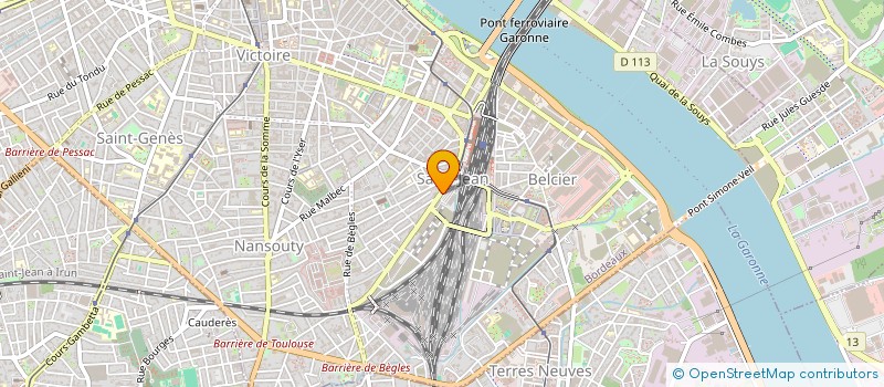 localisation de l'entreprise ASS REINSERTION ECONO SOCIALE BORDEAUX à BORDEAUX
