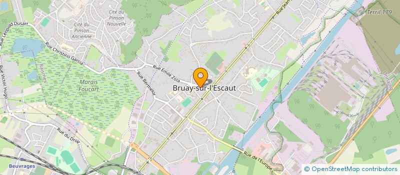 localisation de l'entreprise ASS REINSERTION INSERTION SANTE MENTALE à BRUAY-SUR-L'ESCAUT