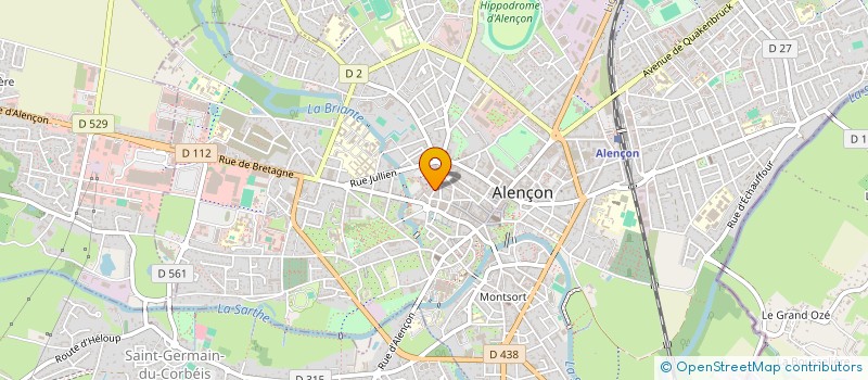 localisation de l'entreprise ASS REINSERTION SOCIALE ADULTES à ALENCON