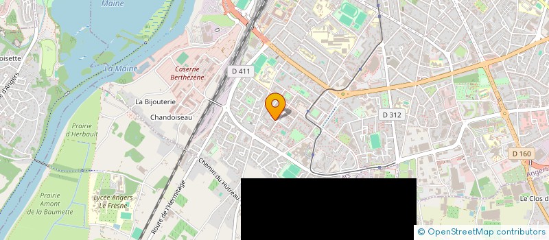 localisation de l'entreprise ASS RELAIS AMITIES LOISIRS à ANGERS
