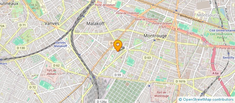 localisation de l'entreprise ASS RELAIS ENFANTS PARENTS à MONTROUGE