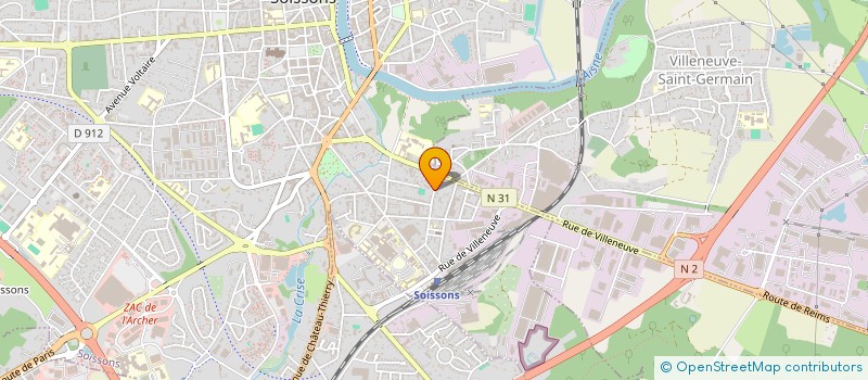 localisation de l'entreprise ASS RELAIS EUROPEEN DE LA JEUNESSE à SOISSONS