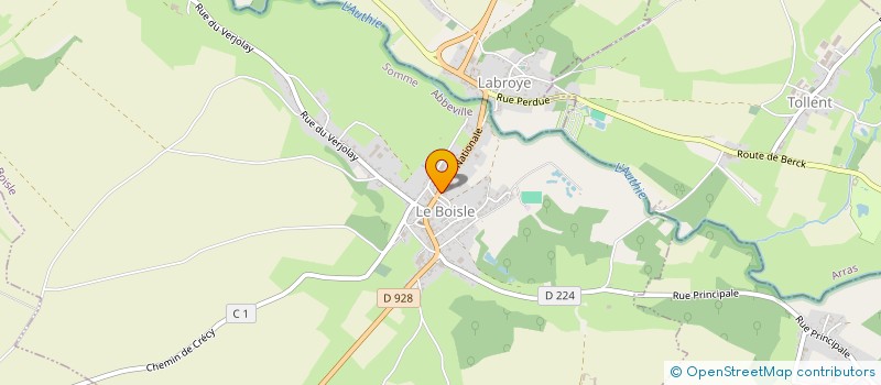 localisation de l'entreprise ASS RELANCE VANNERIE L'OSIERICULTURE  LE BOISLE