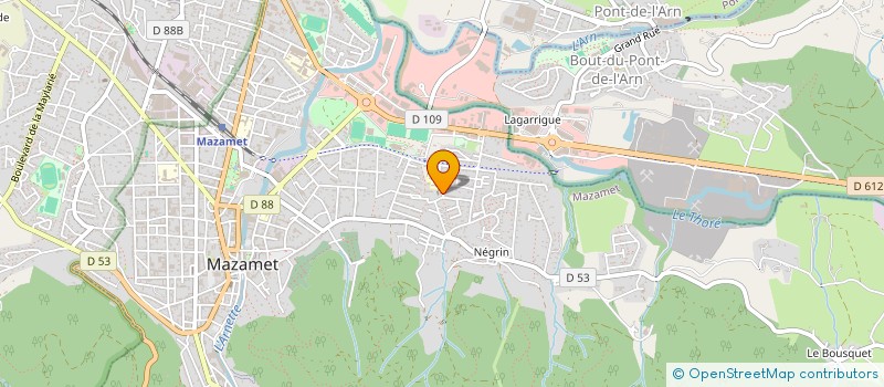 localisation de l'entreprise ASS RELATION CULTURELLE FRANCO MAROCAINE à MAZAMET