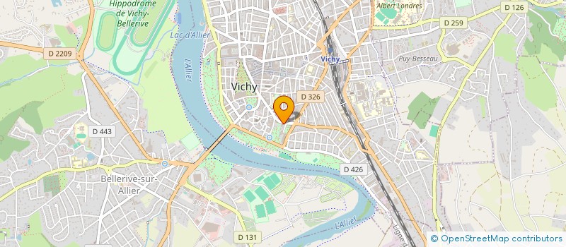 localisation de l'entreprise ASS RELATIONS ETUDIANT ENTREPRISE à VICHY
